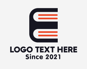 Bookstore - Bookstore Letter E logo design