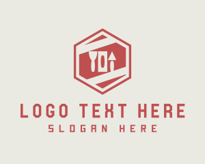 Toolbox - Hand Float Trowel Tools logo design