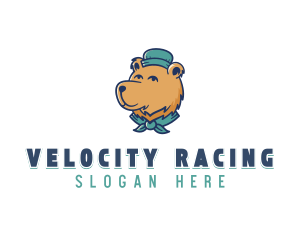 Outdoor Camping Bear Logo