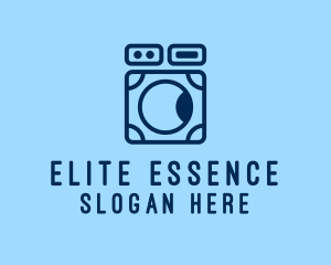 Cleaning Equipment - Simple Washing Machine logo design