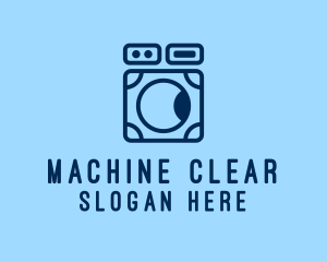 Simple Washing Machine  logo design