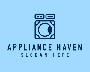 Simple Washing Machine  logo design