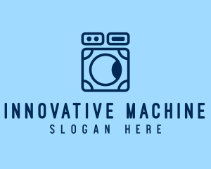 Simple Washing Machine  logo design