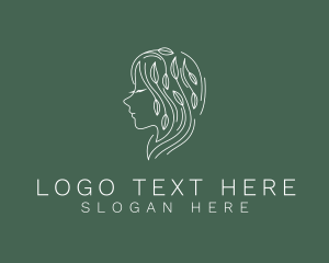 Girl - Organic Woman Wellness logo design