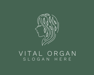 Organic Woman Wellness logo design