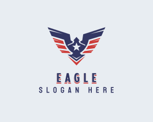 American Eagle Wings logo design