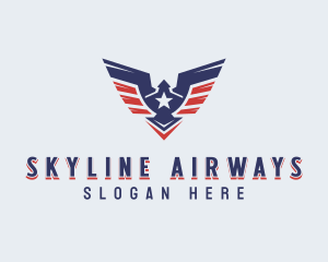 American Eagle Wings logo design