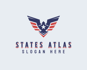 American Eagle Wings logo design