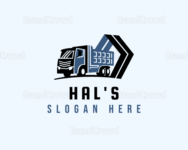 Truck Haulage Transport Logo