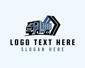 Truck - Truck Haulage Transport logo design