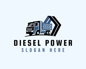 Diesel - Truck Haulage Transport logo design