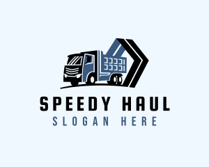 Truck Haulage Transport logo design