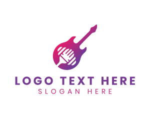 Performer - Multimedia Guitar Microphone logo design