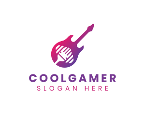 Sing - Multimedia Guitar Microphone logo design