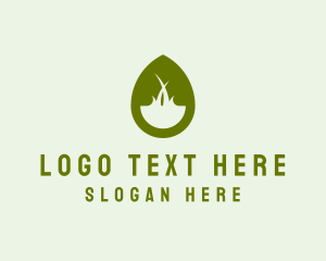 Garden Care - Green Droplet Lawncare logo design