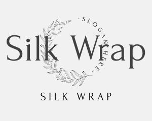 Elegant Luxury Leaves Lettermark logo design