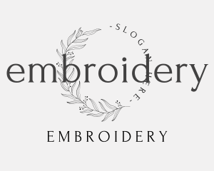 Elegant Luxury Leaves Lettermark logo design