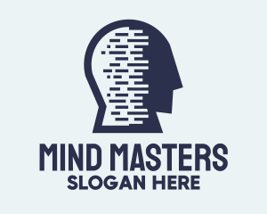 Head - Blue Head Mind logo design