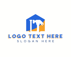 Hammer - Construction Tool Repair logo design