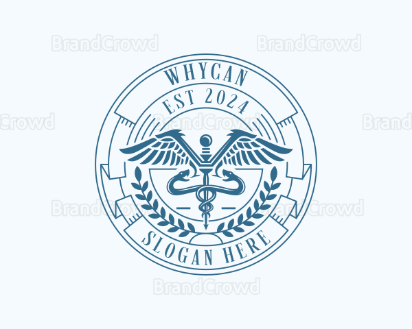 Medical Doctor Caduceus Logo