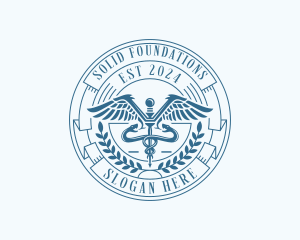 Medical Doctor Caduceus Logo