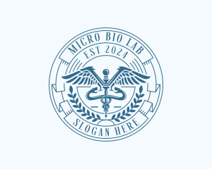 Medical Doctor Caduceus logo design