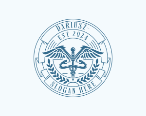 Nursing - Medical Doctor Caduceus logo design