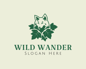 Eco Wild Wolf logo design