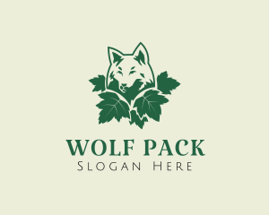 Eco Wild Wolf logo design