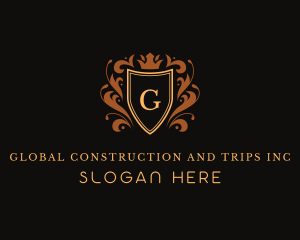 Sophisticated - Elegant Ornament Shield logo design