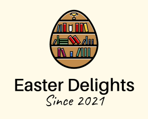 Book Shelf Egg logo design