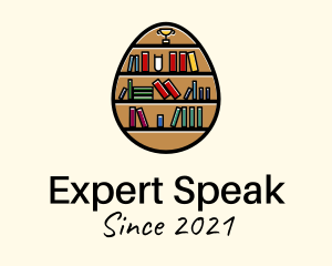 Lecture - Book Shelf Egg logo design