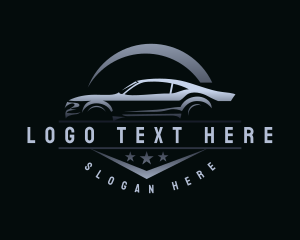 Car Repair Shop - Race Car Automobile logo design