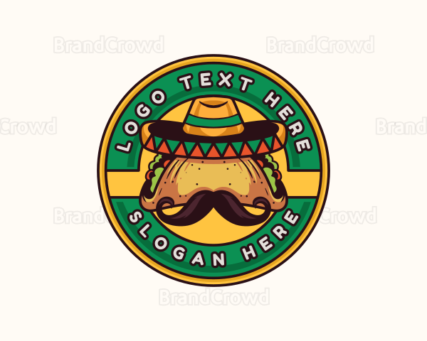 Mexican Hat Taco Logo