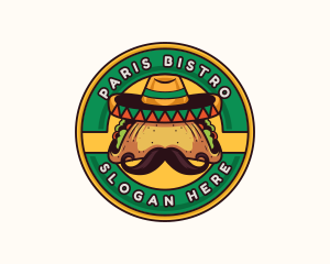 Mexican Hat Taco logo design