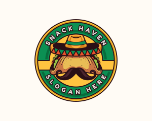 Mexican Hat Taco logo design