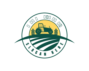 Plower - Tractor Crop Harvest logo design
