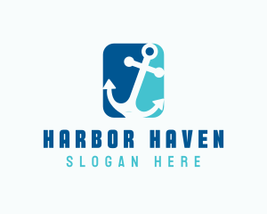 Port - Nautical Anchor Sailing logo design