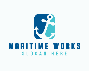 Shipyard - Nautical Anchor Sailing logo design