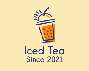 Milk Tea Beverage  logo design