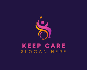 Disability Wheelchair Care logo design