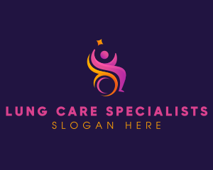 Disability Wheelchair Care logo design