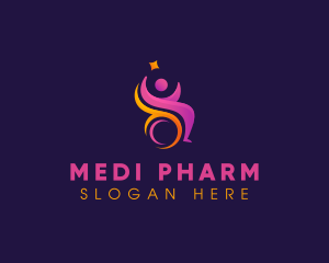 Pharmacology - Disability Wheelchair Care logo design