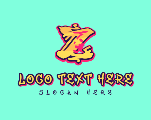 Letter Z - Graffiti Art Letter Z logo design