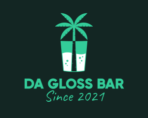 Tropical Drink Cooler logo design