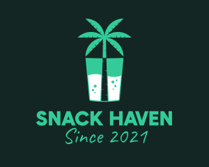 Tropical Drink Cooler logo design