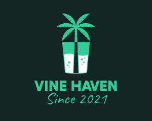 Tropical Drink Cooler logo design