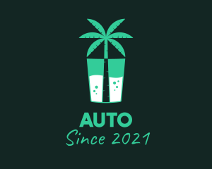 Cooler - Tropical Drink Cooler logo design