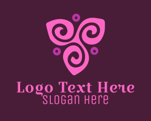 Pink Flower Spa  Logo