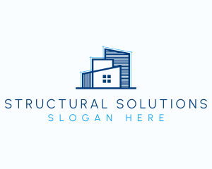 Structural - Architect House Builder logo design